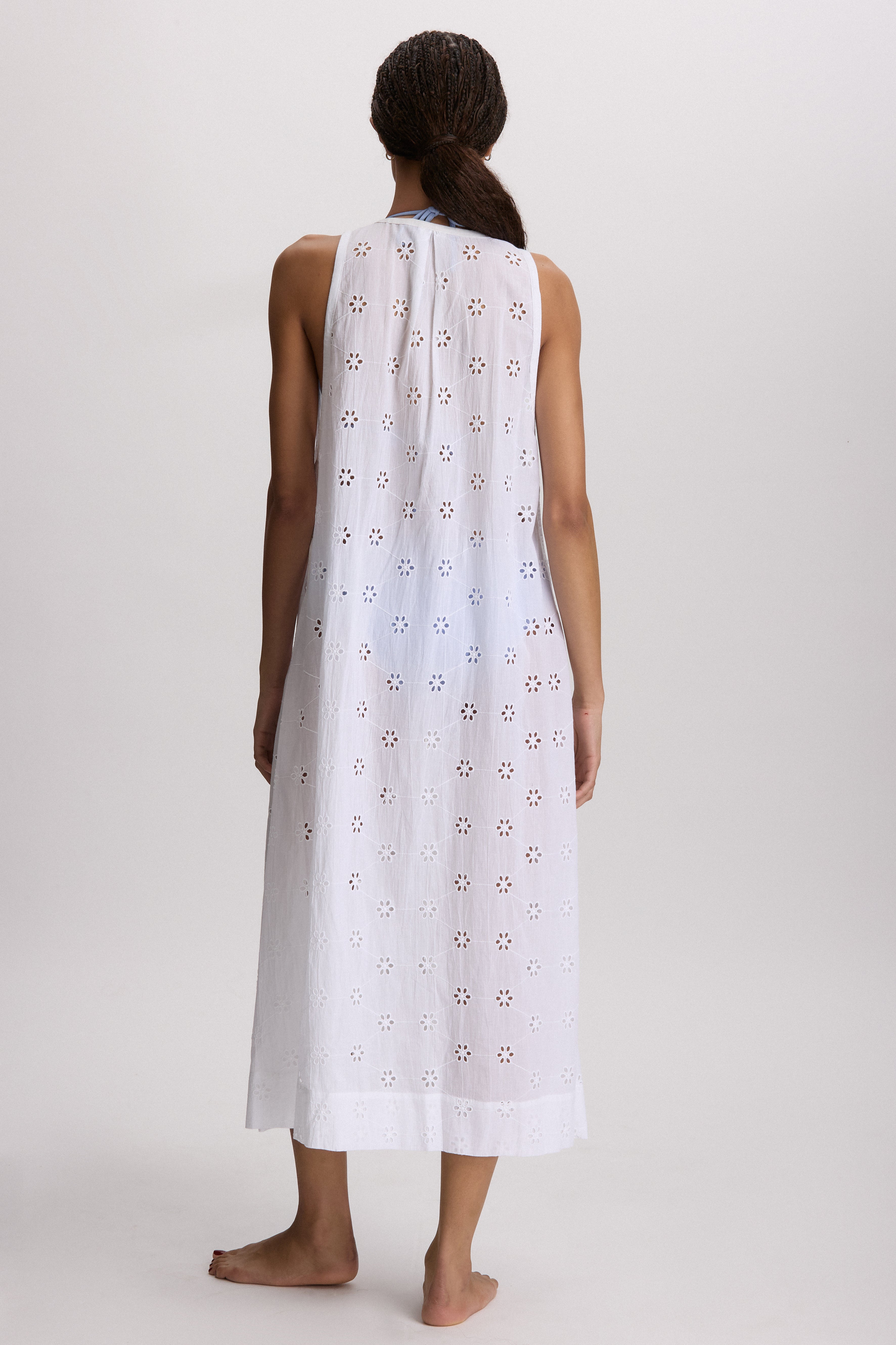 maxi eyelet button cover up