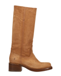 tall light brown leather boot