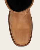 tall light brown leather boot