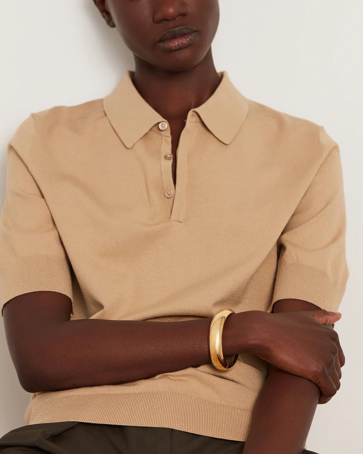 gold chunky bangle