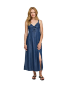 denim blue midi dress
