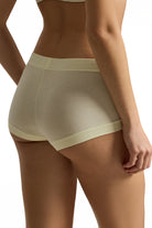 girl short underwear in light yellow
