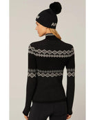 black turtleneck sweater with ski written in white
