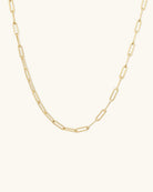 chain link gold necklace