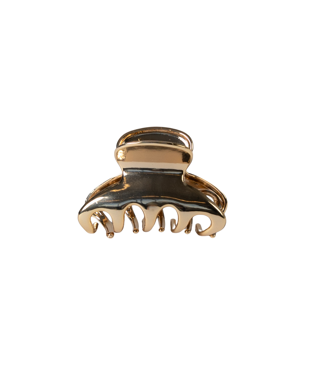 mini gold hair claw clip