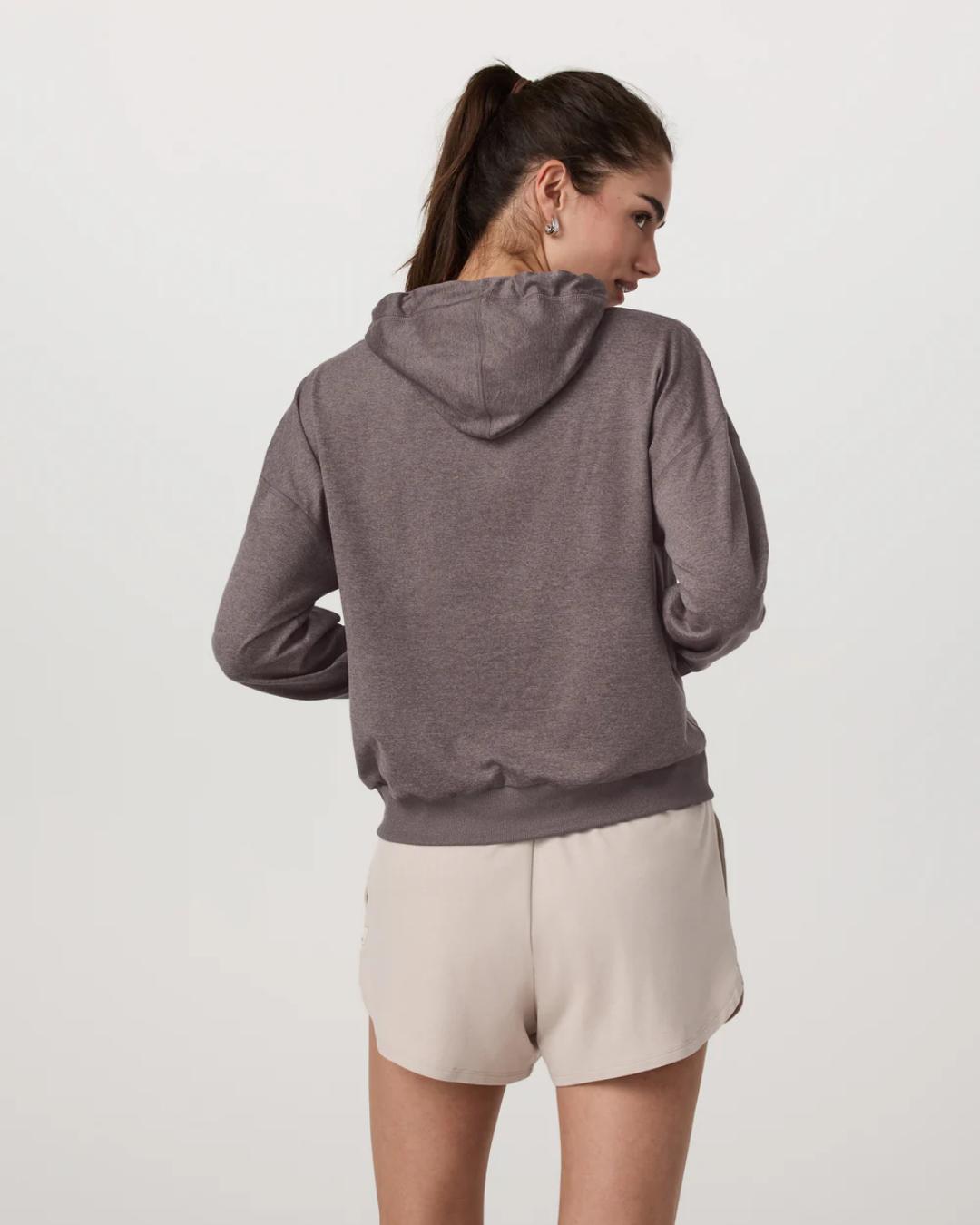 purple heather pullover hoodie