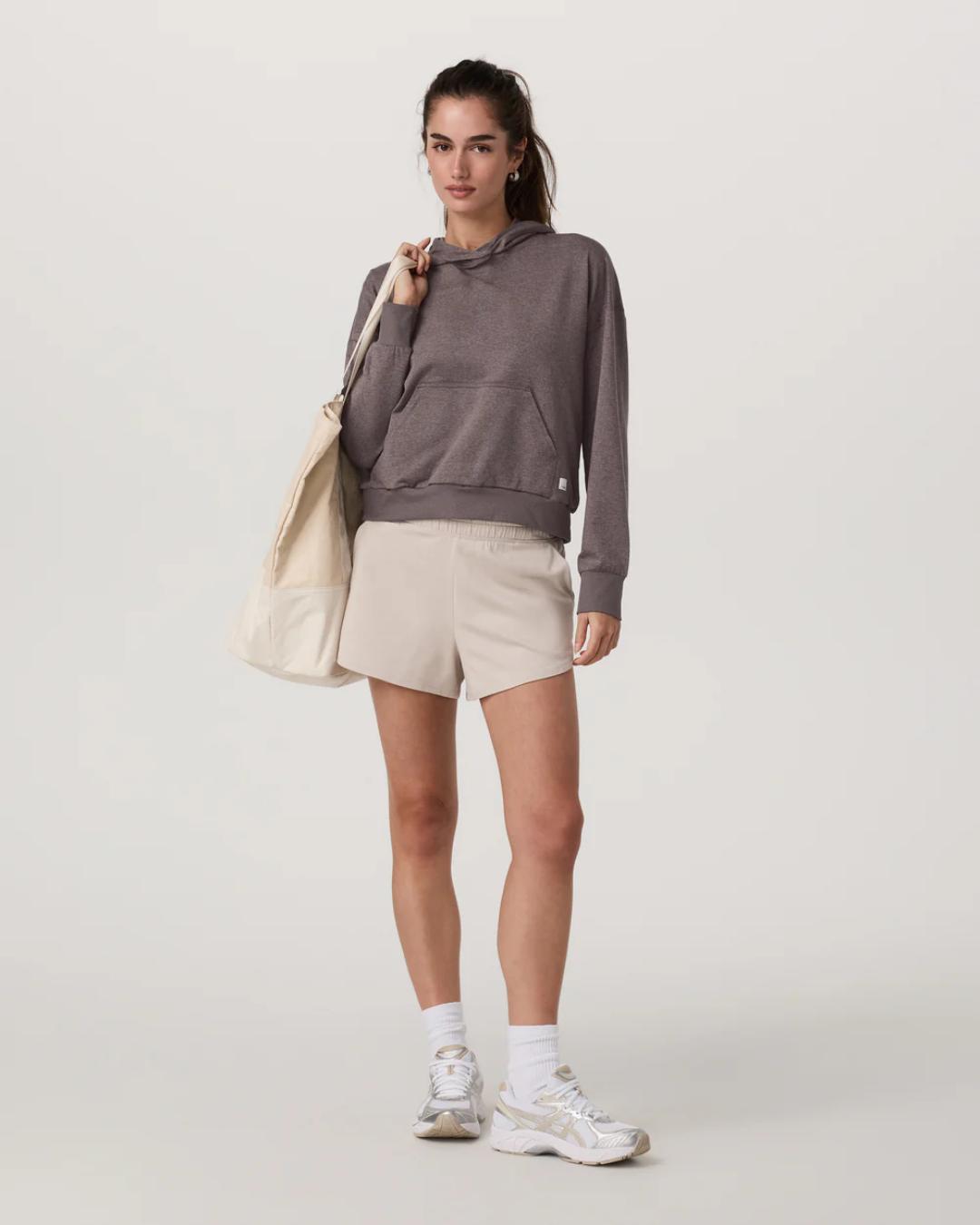 purple heather pullover hoodie