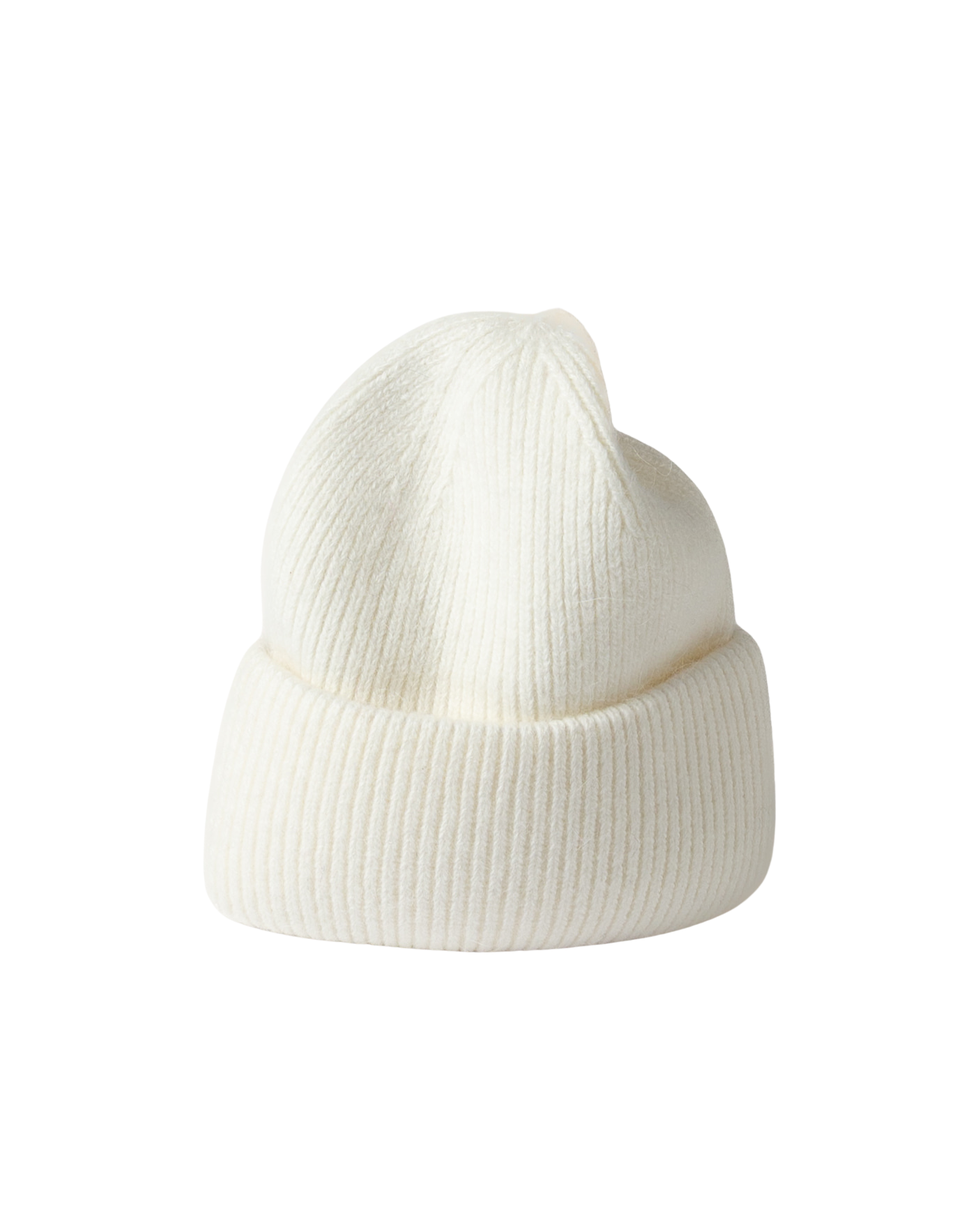 white knit hat