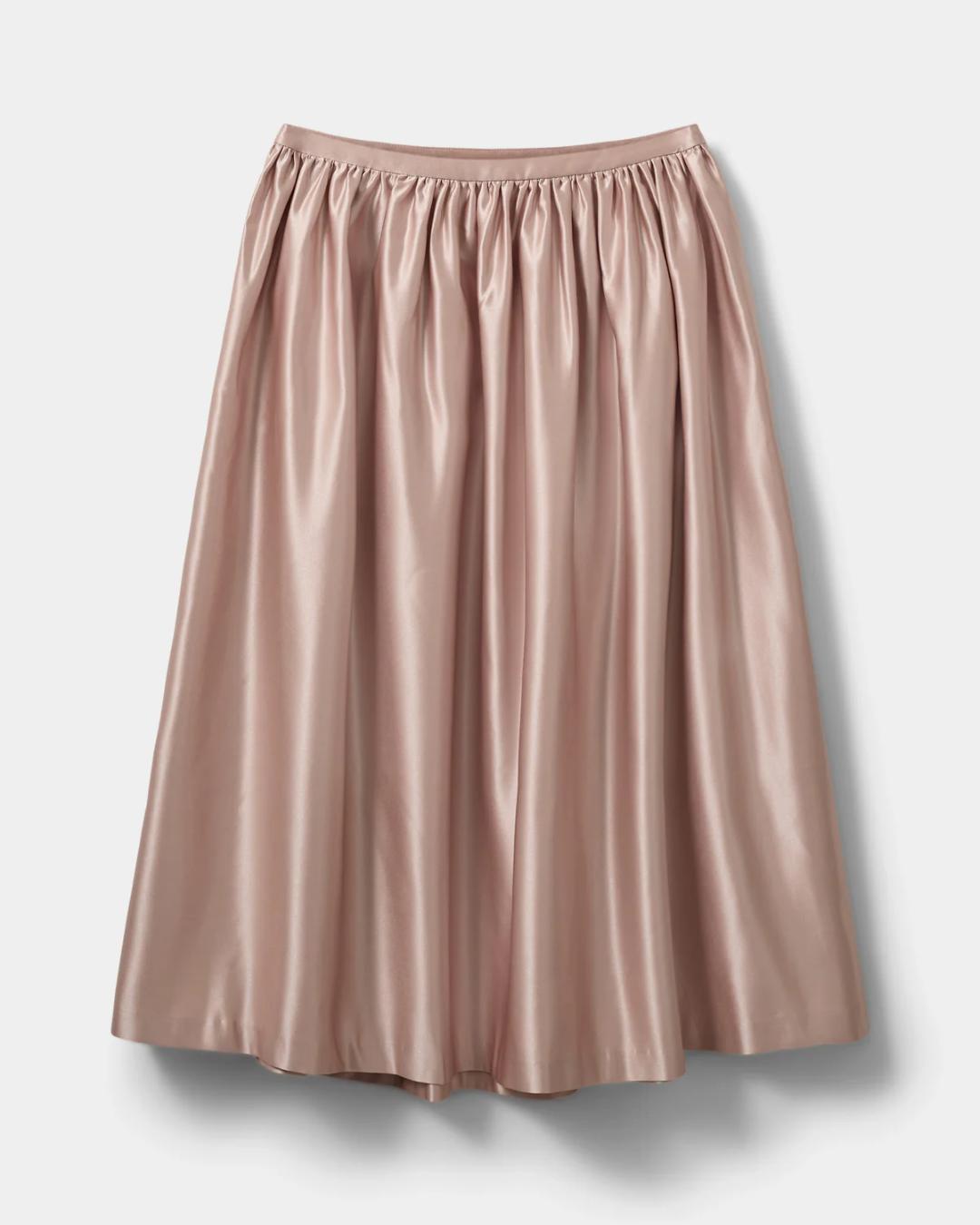 midi skirt in blush