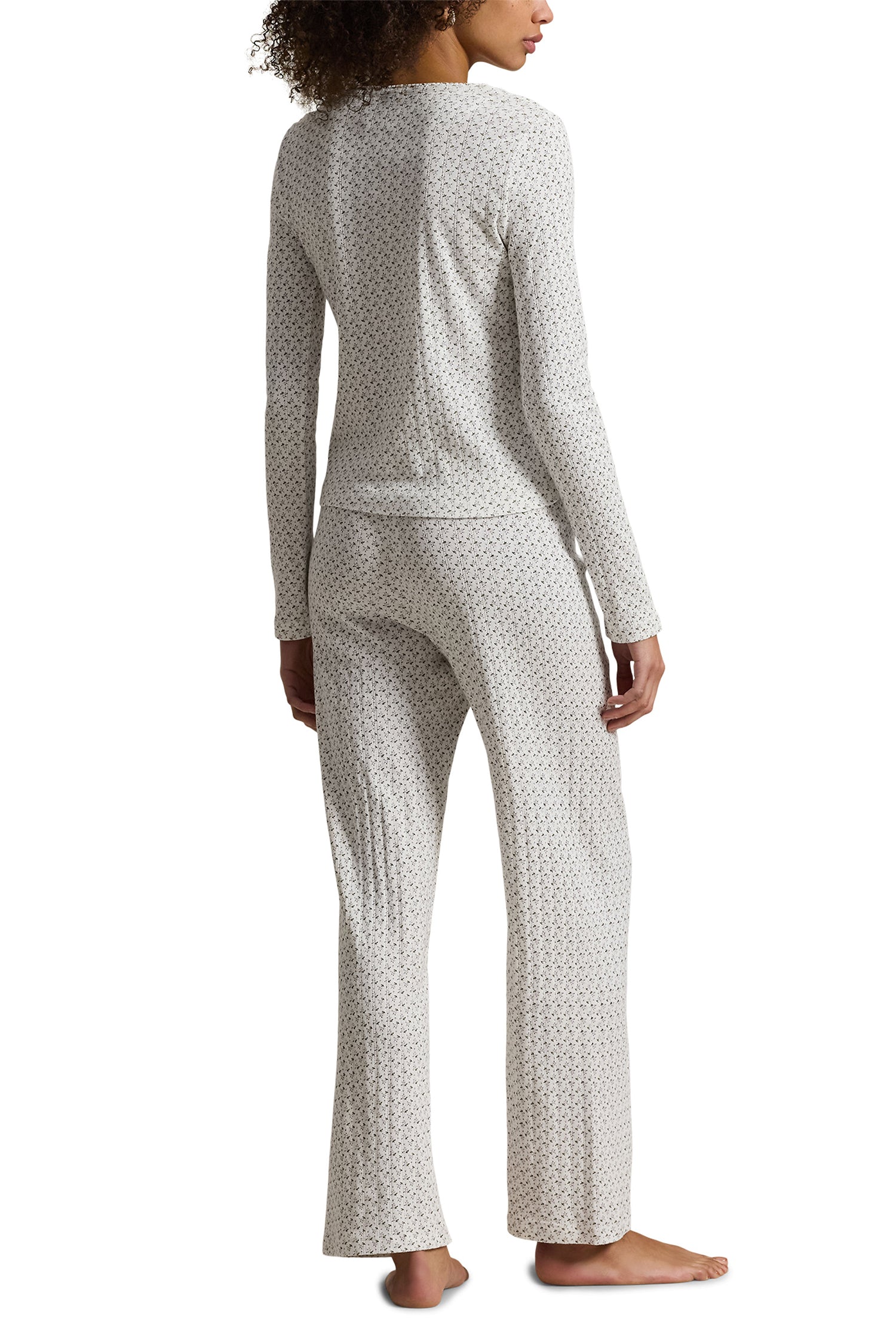 wide leg and long sleep pj set 