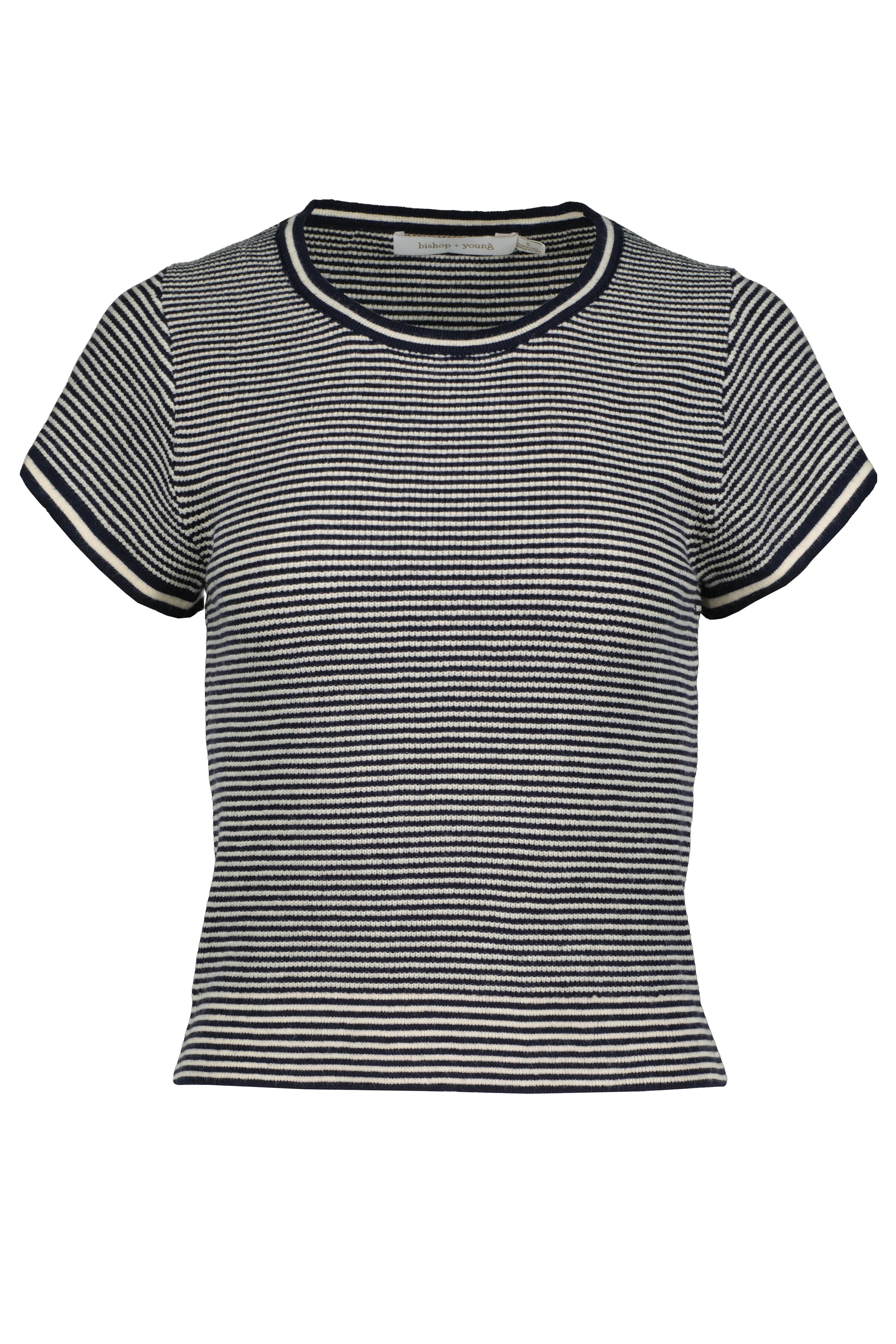short sleeve t-shirt with stripes