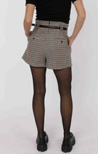 belted high waisted short 