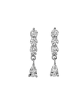 drop silver earrings 