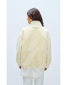 cream zip jacket