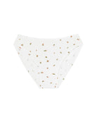 white bikini underwear in floral print
