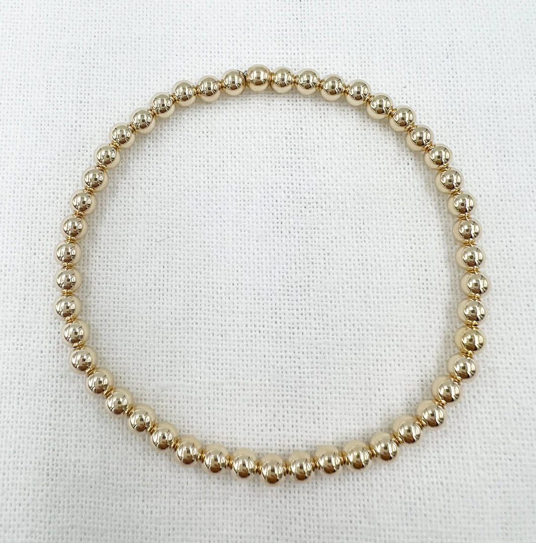 4mm Gold Leave-on Bracelet