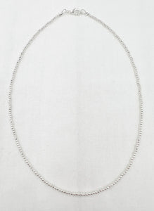 Silver Leave-on Necklace