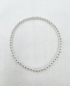 3mm Silver Leave-on Bracelet