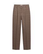 brown plaid dress pant