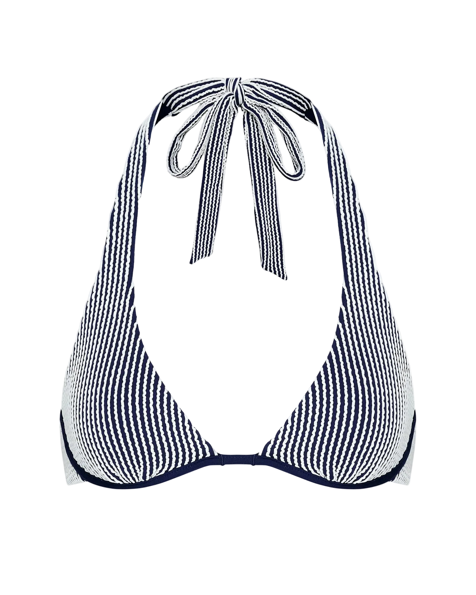 bikini halter bikini top in navy blue