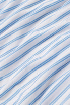 cami and pant sleep set in blue and white stripe