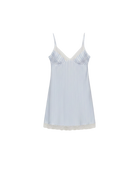 blue and white stripe cami dress