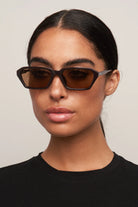 rectangular black sunglasses