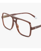 brown aviator reading glasses