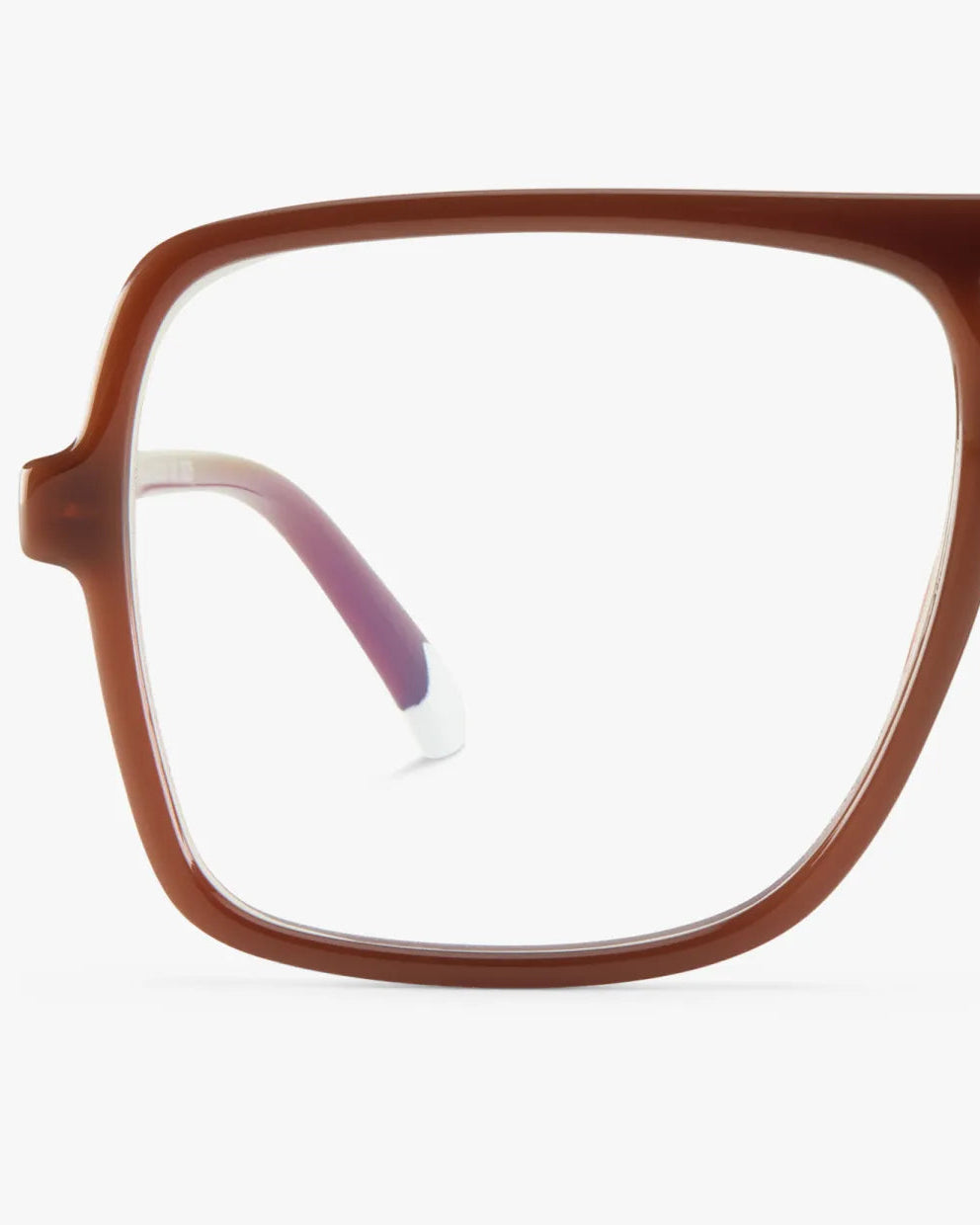 brown aviator reading glasses