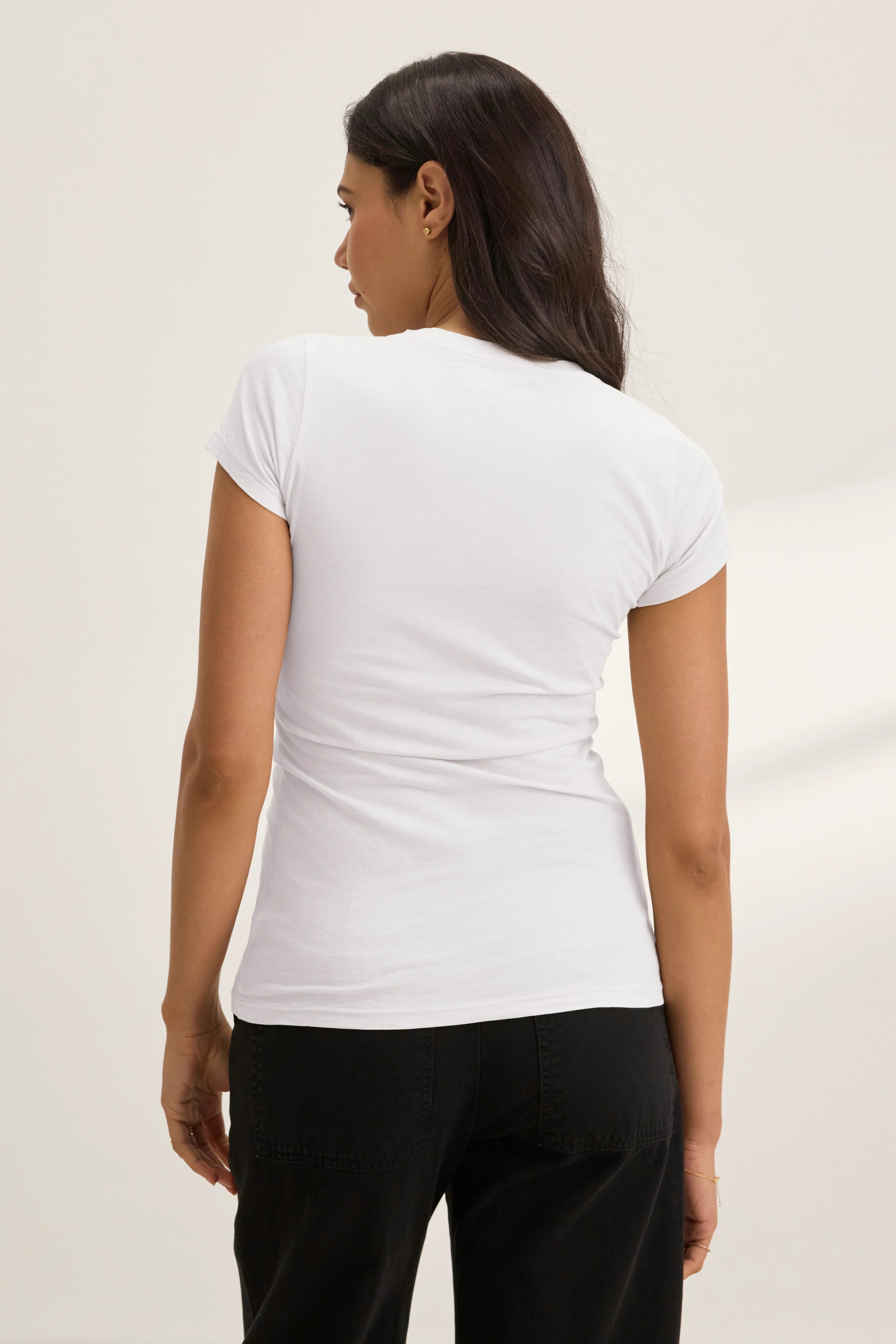 basic tee in white