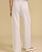 wide leg off white sweatpant