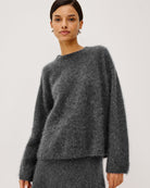 grey wool sweater