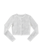 white summer cardigan