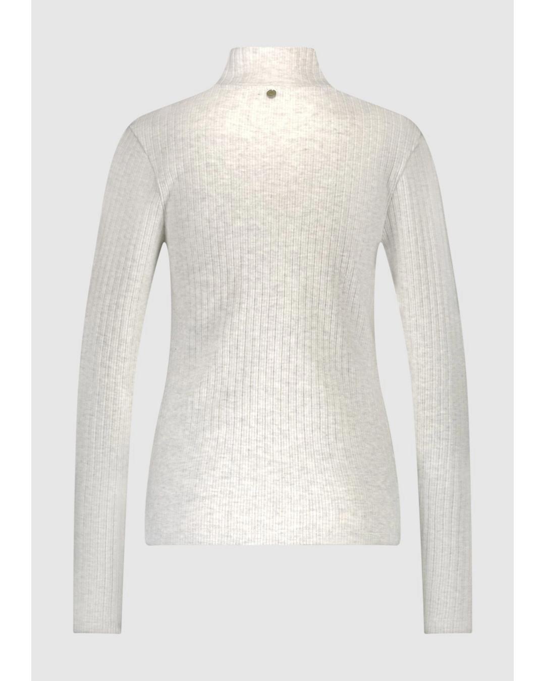 grey long sleeve turtleneck top
