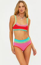 crochet bikini bottom in multi colours