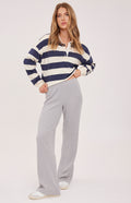 grey wide leg lounge pant