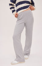 grey wide leg lounge pant