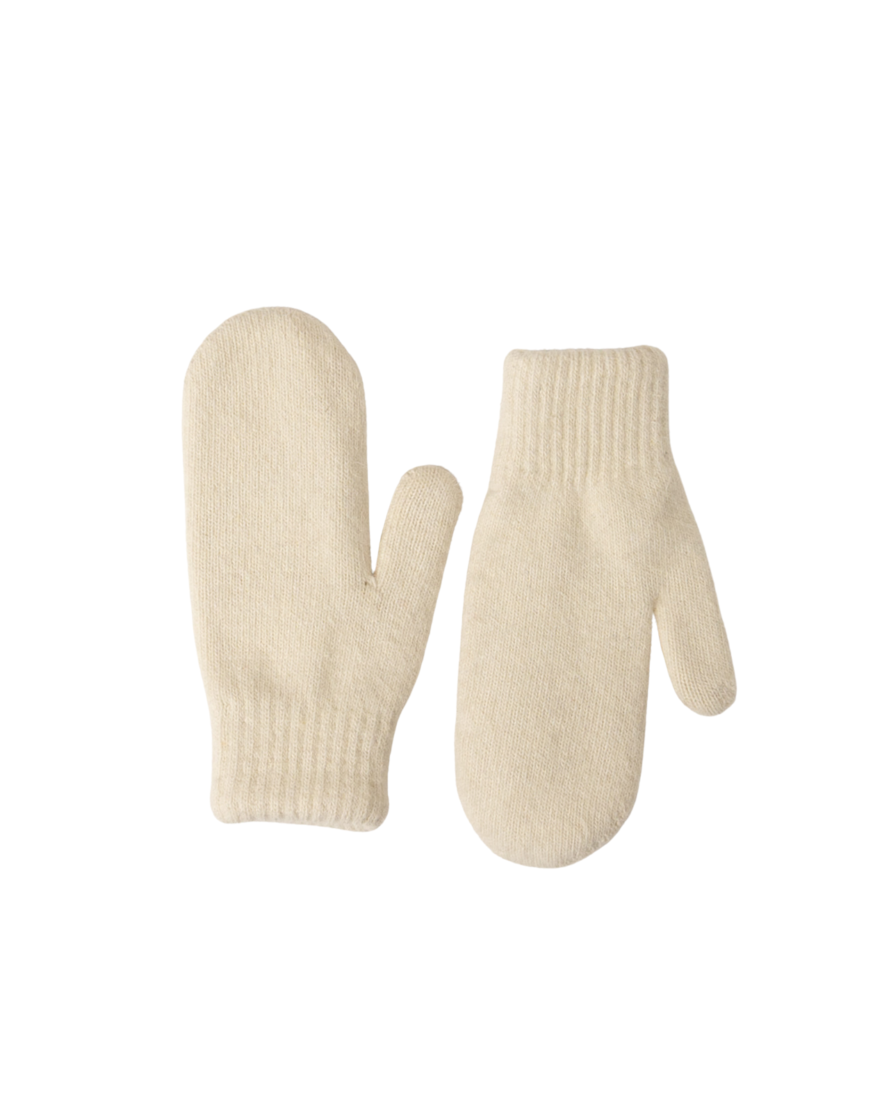 knit white gloves
