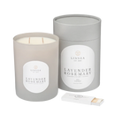double wick candle