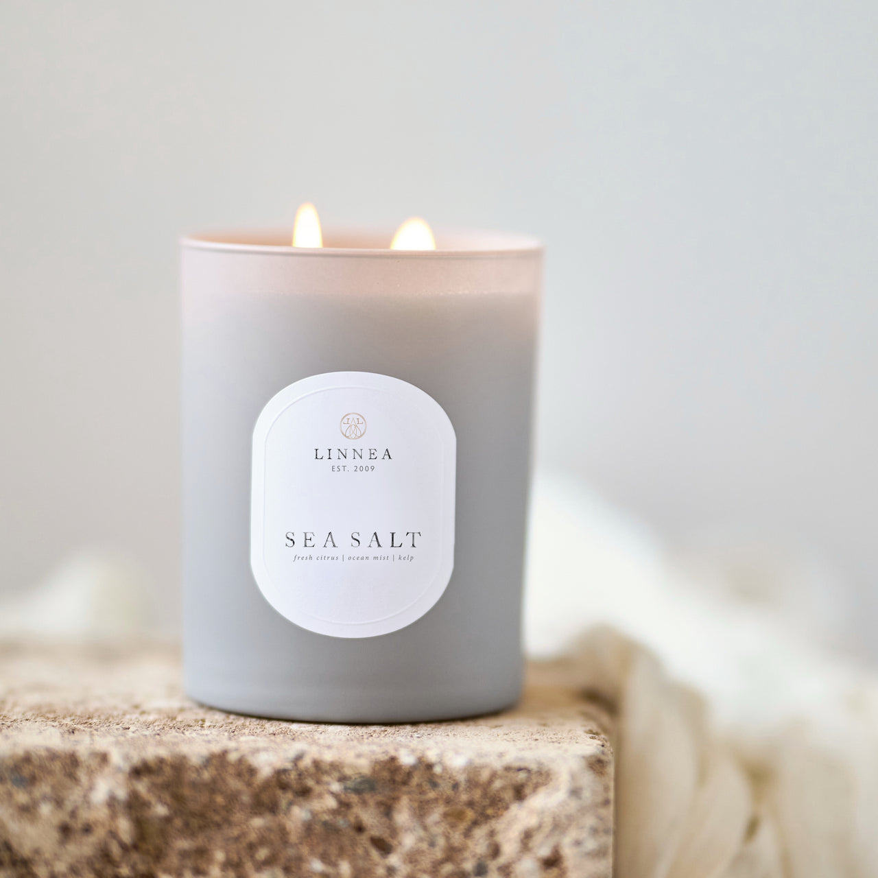 double wick candle