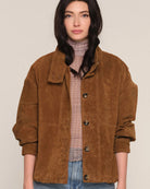 light brown suede jacket