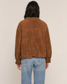 light brown suede jacket