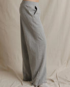 grey wide leg sweatpant