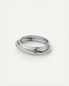 silver statement bangle