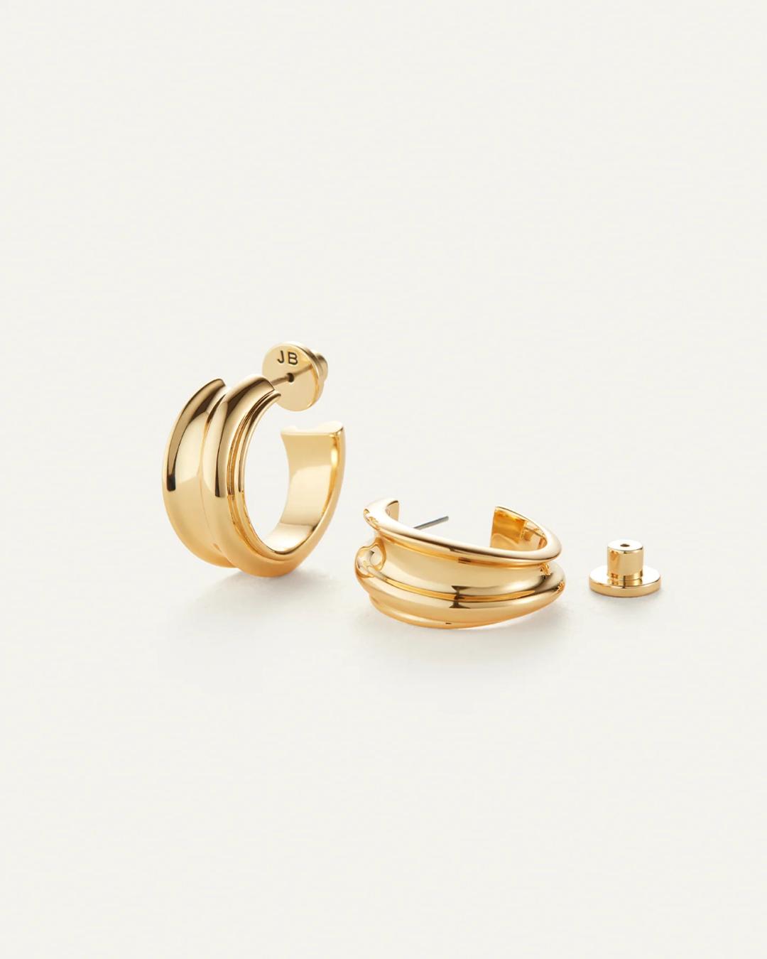 gold chunky hoops