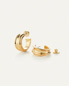 gold chunky hoops