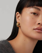 gold chunky hoops