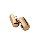 gold chunky earrings