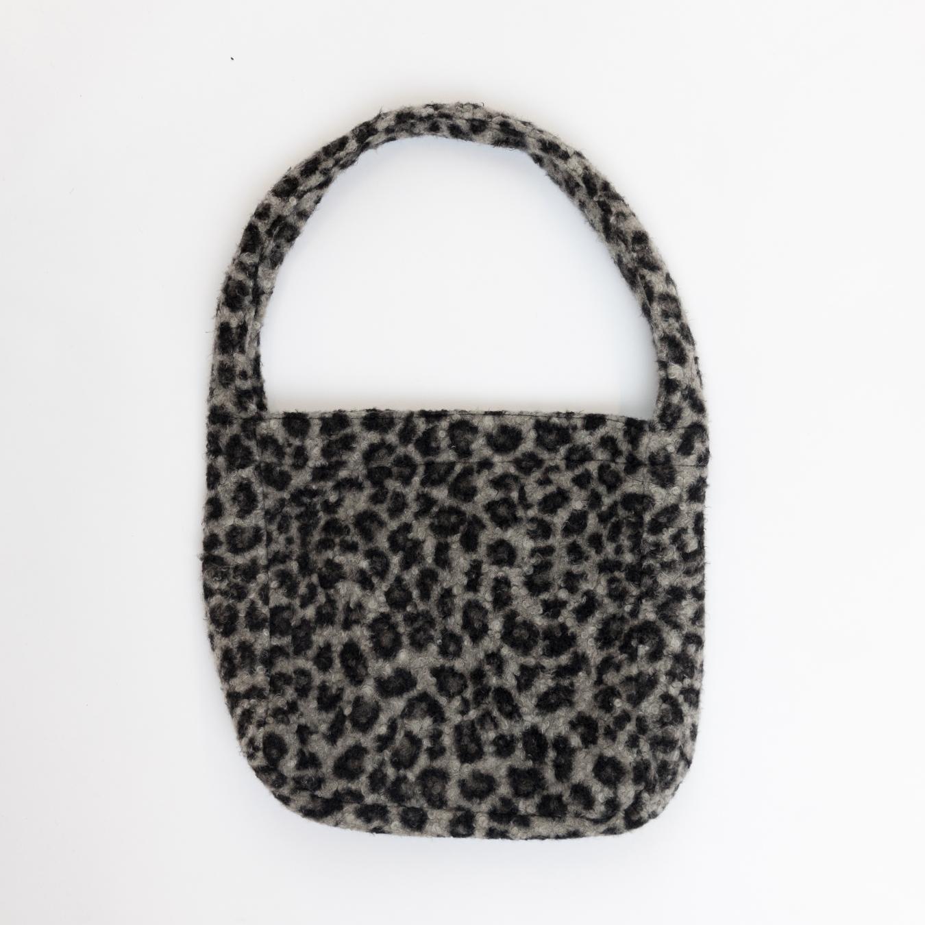 leopard print tote bag