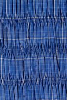 blue checkered shorts 